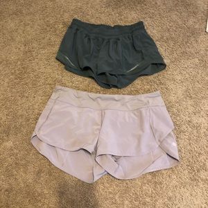 Lightly worn lululemon athletic shorts